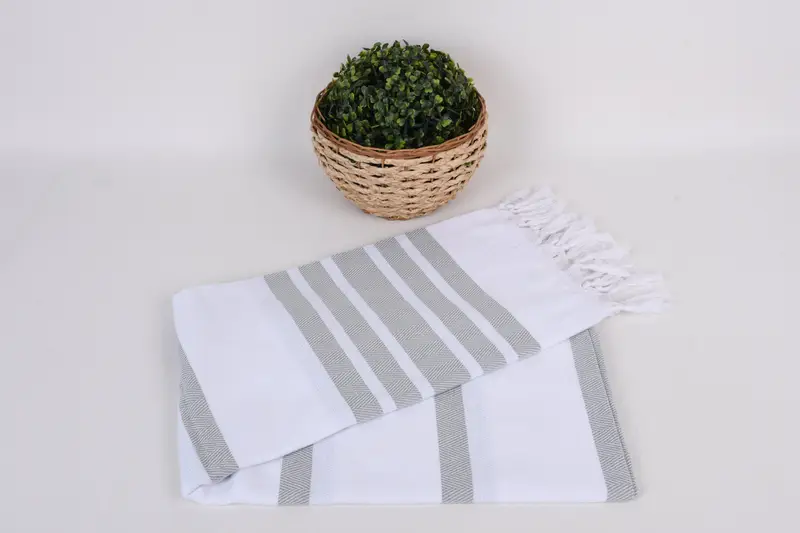70x40 Cotton Herringbone Towel, Monogrammed Beach Towel, Summer Gift Ideas, Turkish Towel USA, Cotton towel, Bridesmaid Gifts Personalized - 4