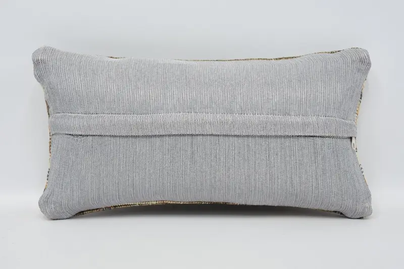 8x16 Beige Cushion Cover, Boho Pillow Sham Cover, Vintage Pillow, Cushion Case, Neutral Cushion Case, Turkish Pillow - 6