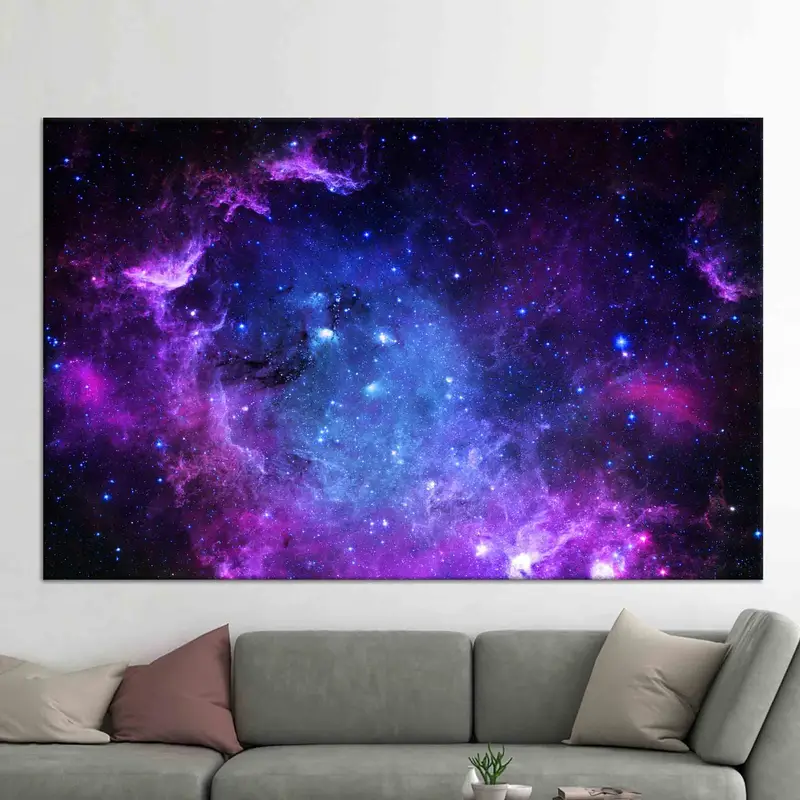 見事な星空の風景プリントキャンバス - Nature's Night Marvel