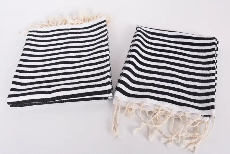 Personalized Gifts, Monogrammed Hand Towel, Holiday Towel, Personalized Hand Towel, 40x18 Cotton Striped Towel, Valentines Day Gift For Him - 7
