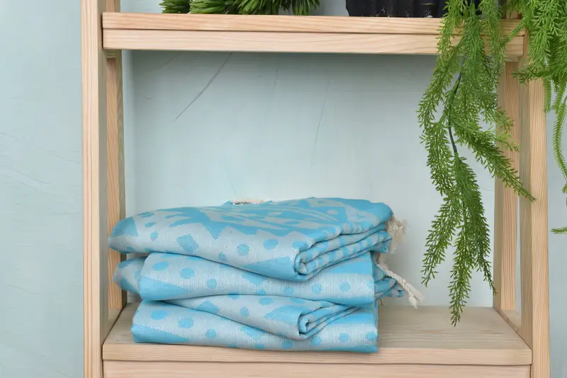 Bridesmaid Gift Towel, Unique Gift, Gifts For Him, Soft and absorbent Turkish towel, Peshtemal Towel, 70x40 Cotton Round Pattern Towel, Beach towel - 8