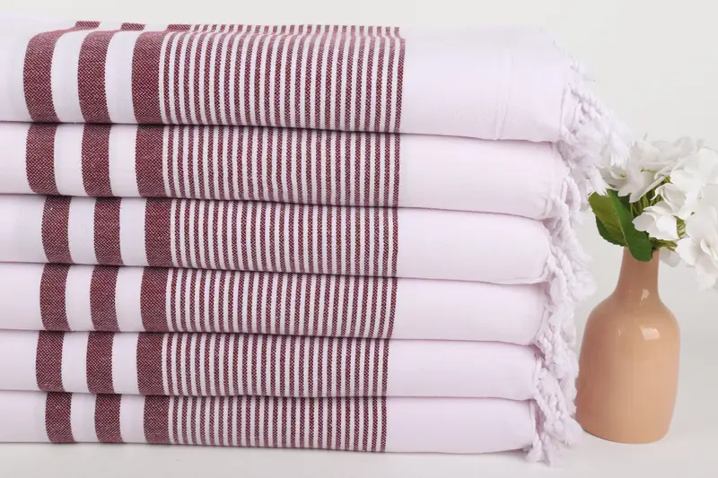 70x40 Cotton Striped Towel, Bachelorette Gifts, Bridal Shower Favors, Best Wedding Gift, Bachelorette Party Favors Beach, Personalized Gift - 3