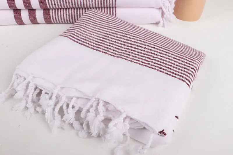 70x40 Cotton Striped Towel, Bachelorette Gifts, Bridal Shower Favors, Best Wedding Gift, Bachelorette Party Favors Beach, Personalized Gift - 5