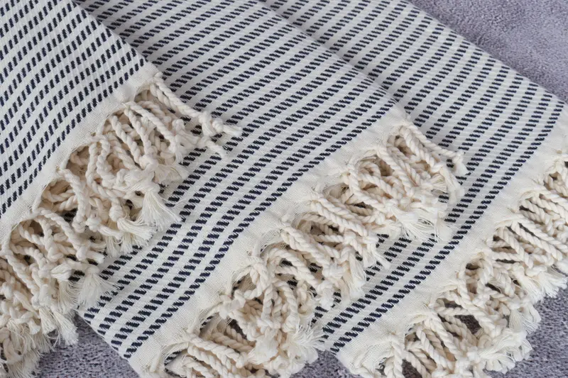 Turkish Towel Beach Towel, Welcome Wedding Gift, 70x40 Cotton Polka Dot Towel, Bachelorette Gifts, Personalized Bridesmaid Gift, Bath towel - 5