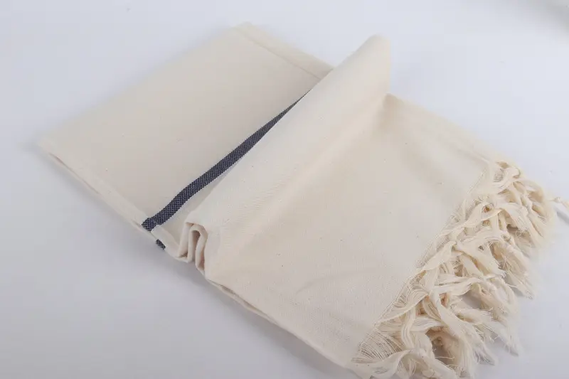 Embroidery Towels, Peshtemal Towel USA, 70x40 Cotton Striped Towel, Organic Cotton Towel, Turkish beach towel, Absorbent towel, Quick-dry peshtemal - 6