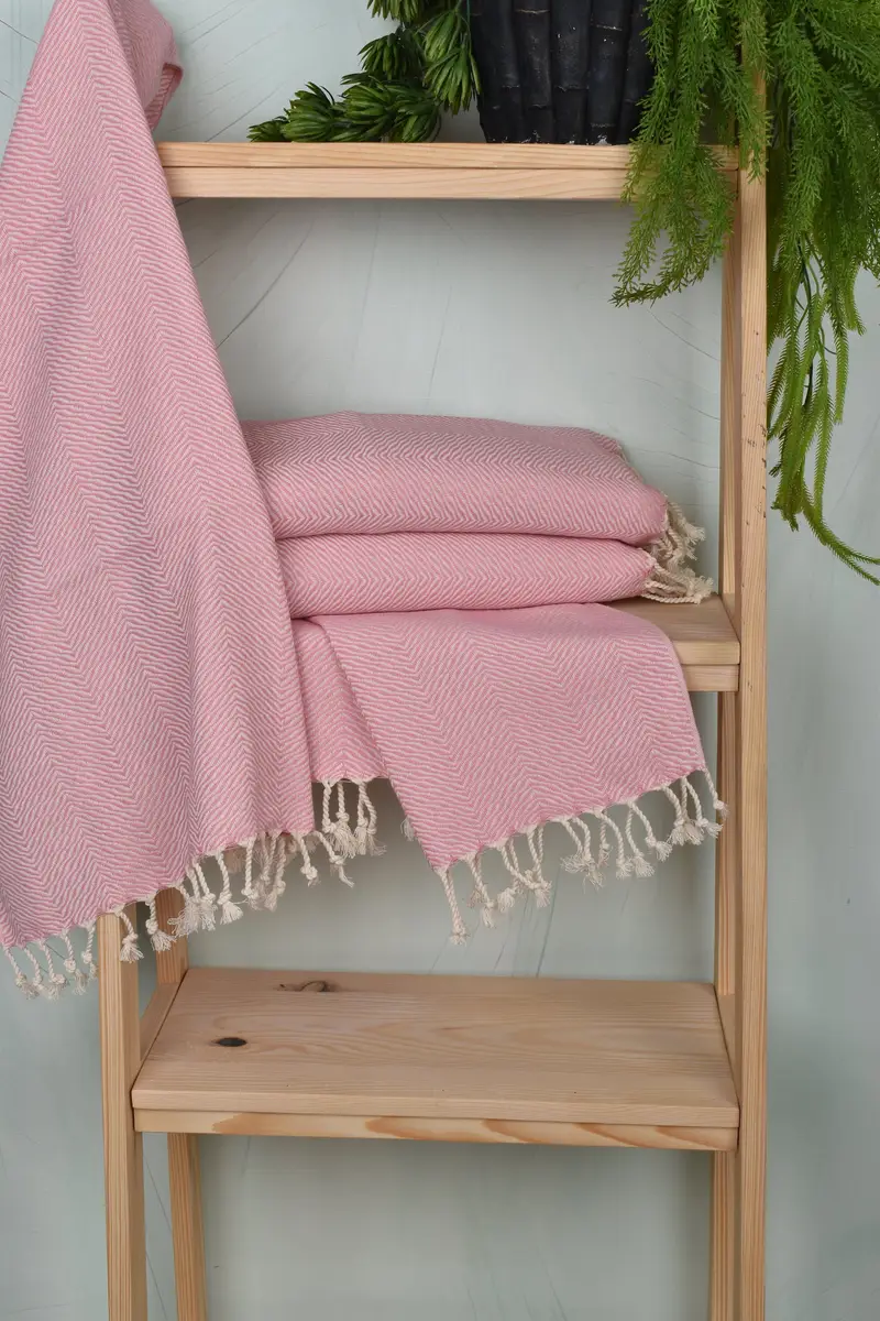 Wedding Gift, Birthday Gift, 40x20 Cotton Chevron Towel, Turkish Towel Monogram, Monogram Hand Towel, Organic Towel, Personalized Hand Towel - 6
