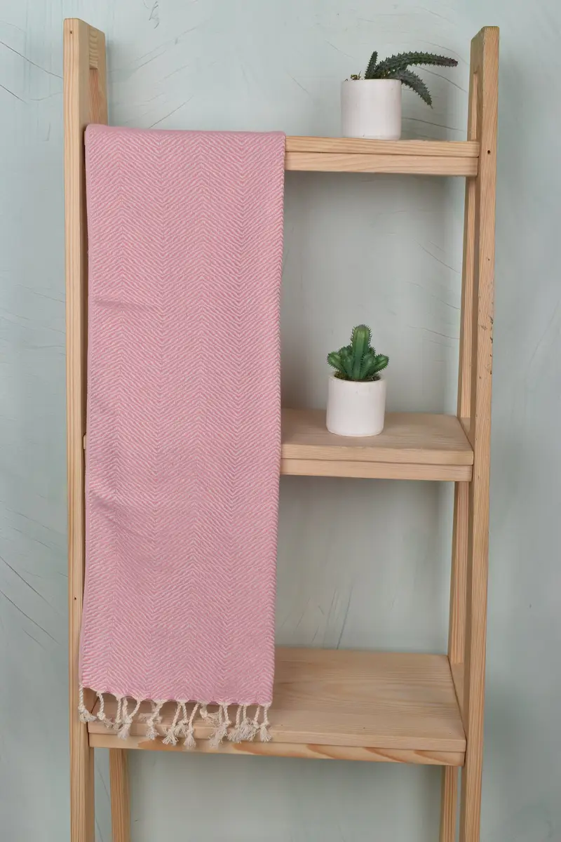 Wedding Gift, Birthday Gift, 40x20 Cotton Chevron Towel, Turkish Towel Monogram, Monogram Hand Towel, Organic Towel, Personalized Hand Towel - 8