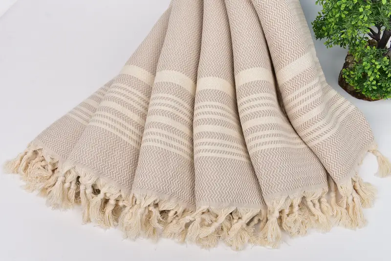 Onun için hediye, Türk havlu el havlu, yaz hediyesi, kişiselleştirilmiş yemek havlu, gelin için hediye, küçük banyo havlu, 40x18 pamuklu çizgili havlu - 4