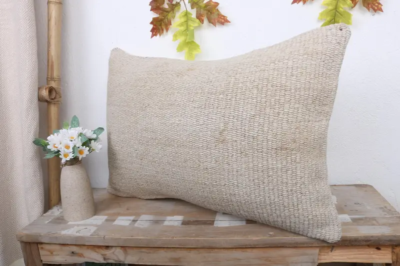 El Yapımı Nakışlı Kırlent, Güneybatı 16x24 Yastık