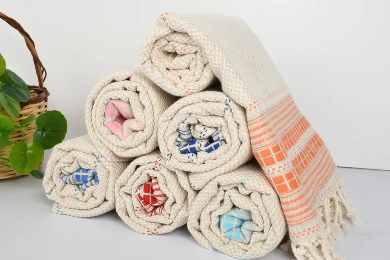 Personalized Gift For Him, Turkish Hand Towel, Bridesmaid Gifts, Small Bath Towels, Bachelorette Party Items, 40x20 Linen Striped Towel, Xmas Gifts - 2