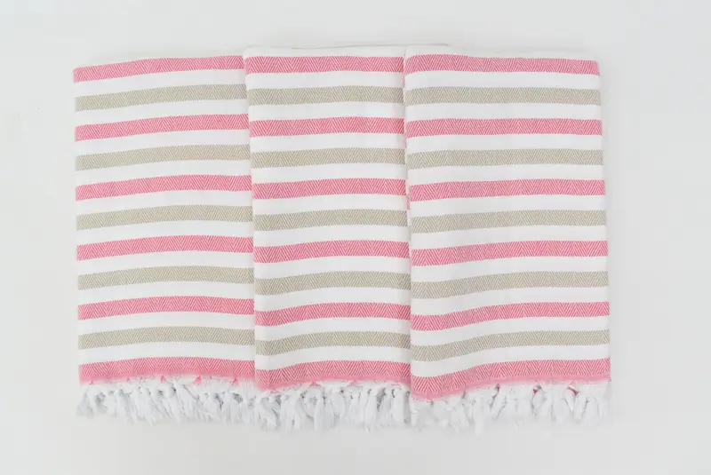 Embroidered Towel, Bridal Shower Gift, Monogram Turkish Towel, Peshtemal Towel, Bride Gift, 64x40 Cotton Striped Towel, Turkish bath towel for spa - 6