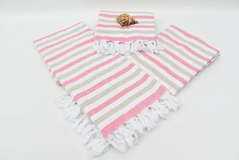 Embroidered Towel, Bridal Shower Gift, Monogram Turkish Towel, Peshtemal Towel, Bride Gift, 64x40 Cotton Striped Towel, Turkish bath towel for spa - 8