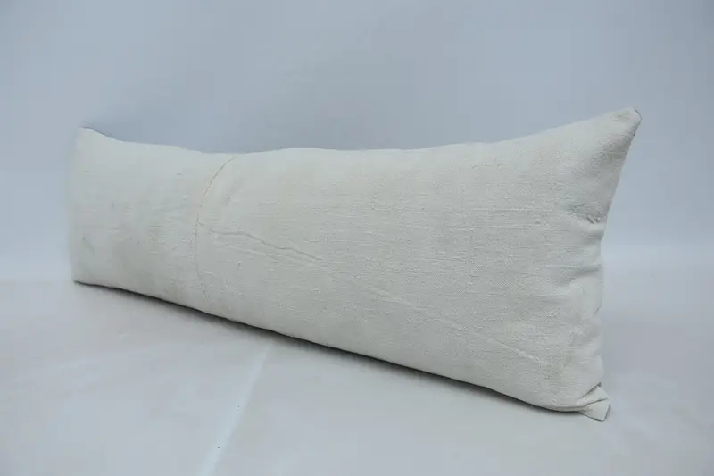 Ethnic Pillow Cover Pillow Sham, Tapestry Cushion, Boho Pillow, Vintage Kilim Throw Pillow, 12x36 Beige Cushion Cover, Cushion, Throw Kilim Pillow - 4