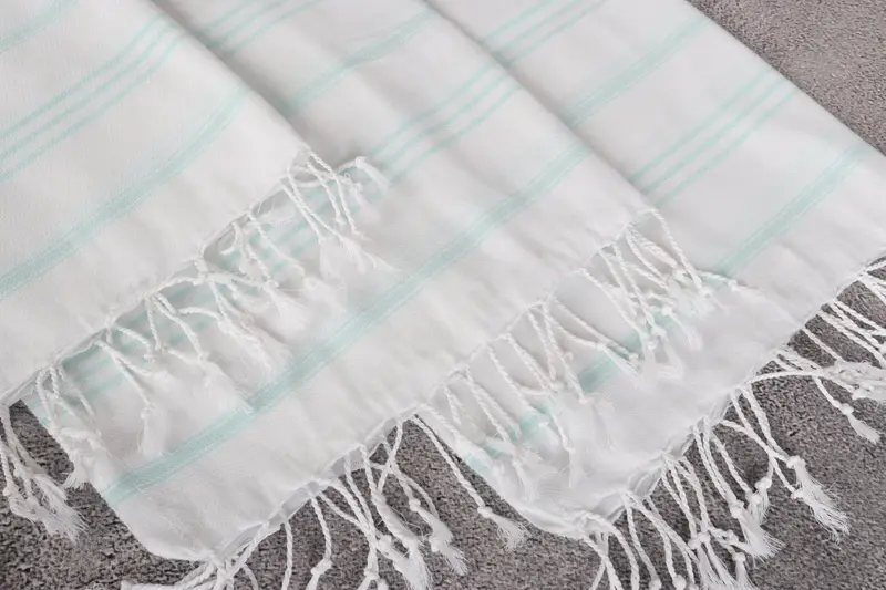 Bathroom Towels, Turkish Tea Towel, Customized Turkish Towel, Personalized Gifts, 40x24 Cotton Striped Towel, Bachelor Gift, Embroidery Towel - 5