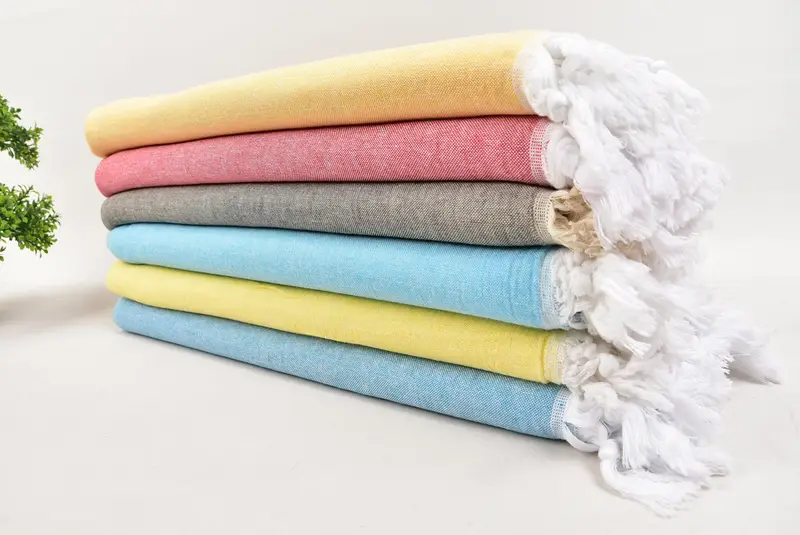 Personalized Gift For Him, Peshtemal Towel, Handwoven Turkish Towel, Bridal Shower Favors, Kids Beach Towel, Summer Towel, Wedding Favors - 4