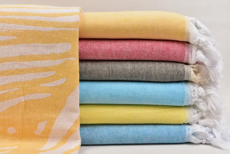 Personalized Gift For Him, Peshtemal Towel, Handwoven Turkish Towel, Bridal Shower Favors, Kids Beach Towel, Summer Towel, Wedding Favors - 2