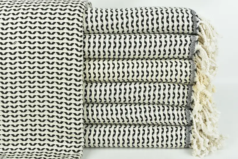 House Warming Gift, Turkish beach towel, Beach Towel Gift, 70x40 Cotton Diamond Towel, Bachelorette Party Items, Personalized Turkish Towel - 1