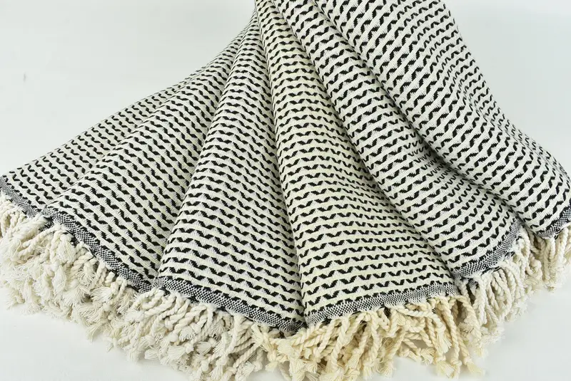 House Warming Gift, Turkish beach towel, Beach Towel Gift, 70x40 Cotton Diamond Towel, Bachelorette Party Items, Personalized Turkish Towel - 4