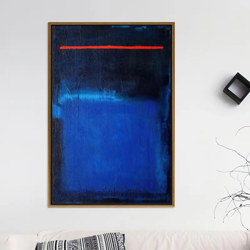 Moderne abstrakte Leinwand: Rothko-inspirierter Luxus-Kunstdruck