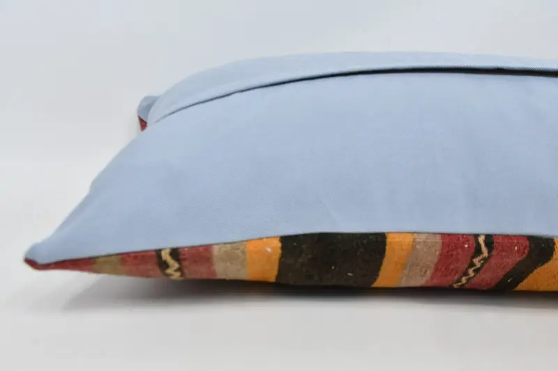 Farmhouse Pillow Case, Antique Pillows, Ethnic Cushion Case, Pillow Cover, 16x48 Red Pillow, Boho Pillow, Tribal Pillow Cover, Kilim Pillow Cover - 5