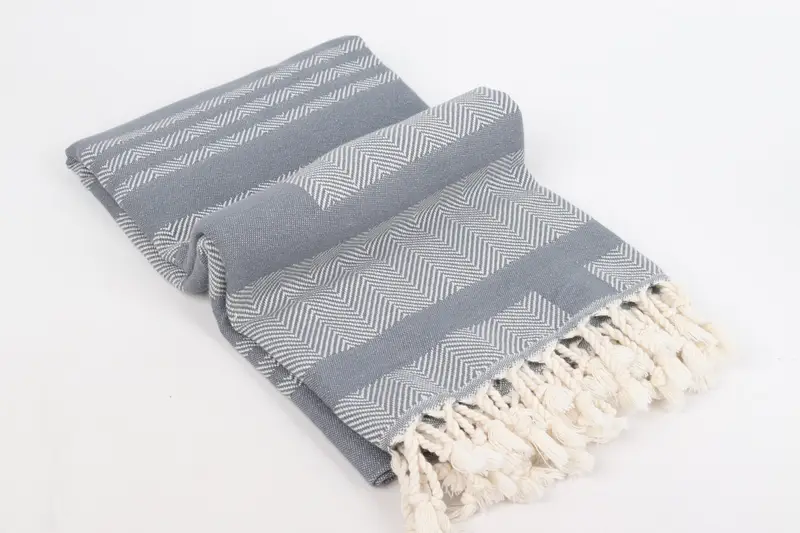 Bachelorette Party Favors Beach, Bachelor Gifts, Absorbent Turkish towel, 68x38 Cotton Chevron Towel, Personalized Towel, Custom Name Towel - 6