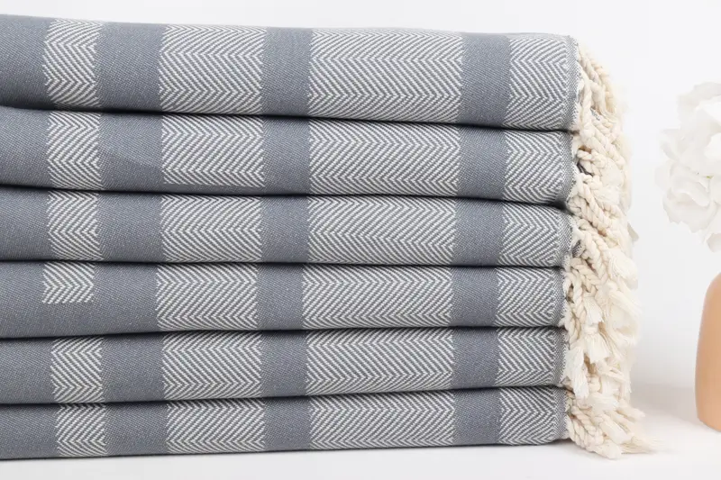 Bachelorette Party Favors Beach, Bachelor Gifts, Absorbent Turkish towel, 68x38 Cotton Chevron Towel, Personalized Towel, Custom Name Towel - 3