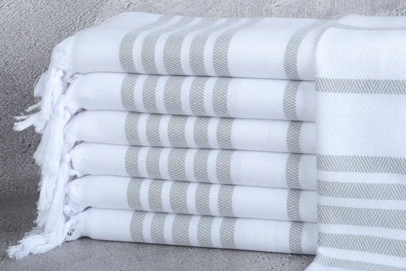 36x24 Cotton Herringbone Towel, Housewarming Gift, Personalized Dish Towel, Bachelor Party Gifts, Monogram Hand Towel, Turkish Tea Towel, Xmas Gifts - 1