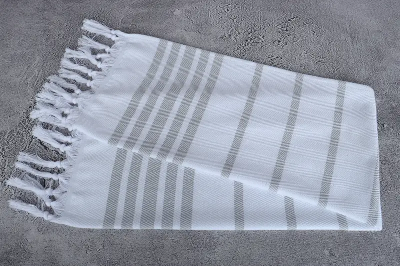 36x24 Cotton Herringbone Towel, Housewarming Gift, Personalized Dish Towel, Bachelor Party Gifts, Monogram Hand Towel, Turkish Tea Towel, Xmas Gifts - 6