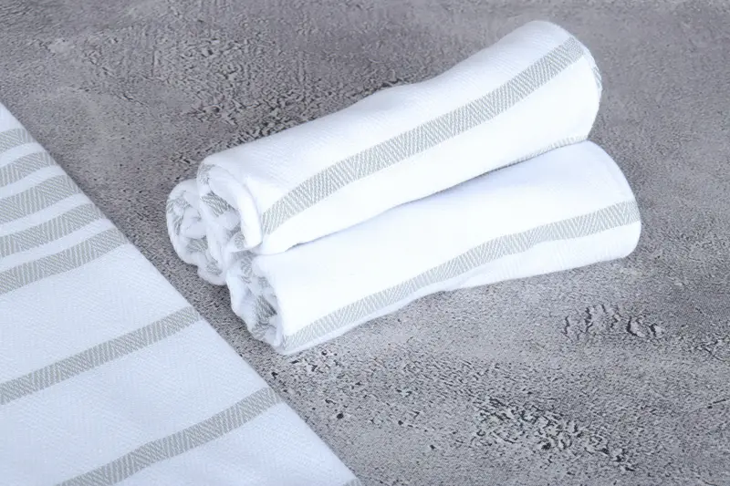 36x24 Cotton Herringbone Towel, Housewarming Gift, Personalized Dish Towel, Bachelor Party Gifts, Monogram Hand Towel, Turkish Tea Towel, Xmas Gifts - 8