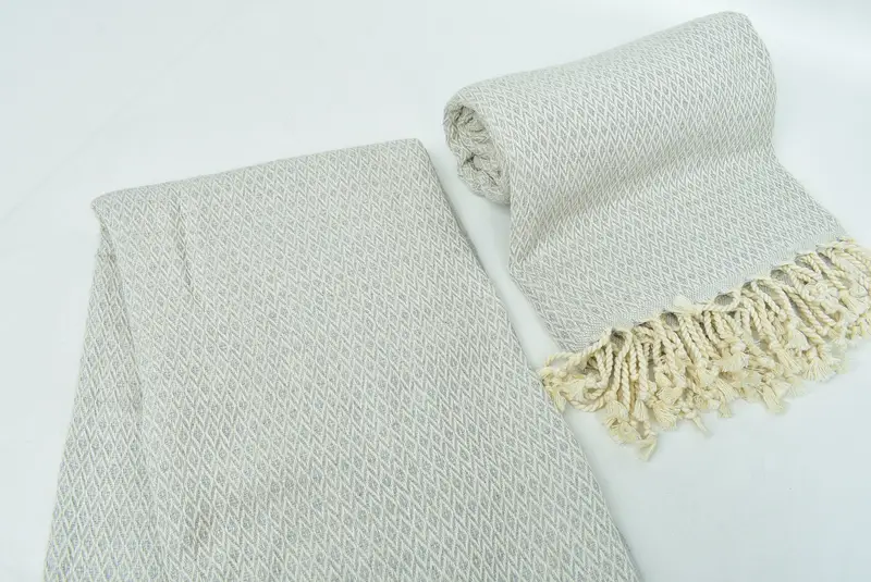 Travel Towel, Turkish Towel USA, Quick-dry peshtemal, Spa Gift, Bridal Shower Gift, 70x40 Cotton Diamond Towel, Bridesmaid Towel, Family Gift Basket - 7