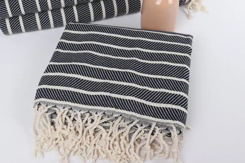 Bachelor Party Favors, 70x40 Bamboo Herringbone Towel, Gifts For Him, Summer Gift, Thin and lightweight Turkish peshtemal, Beach Towel Bulk - 5