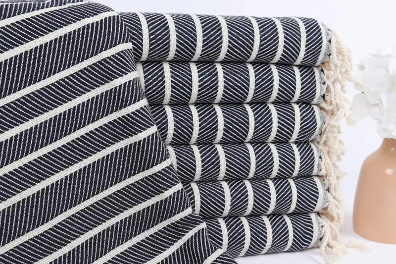 Bachelor Party Favors, 70x40 Bamboo Herringbone Towel, Gifts For Him, Summer Gift, Thin and lightweight Turkish peshtemal, Beach Towel Bulk - 1