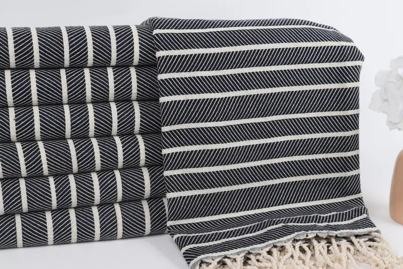 Bachelor Party Favors, 70x40 Bamboo Herringbone Towel, Gifts For Him, Summer Gift, Thin and lightweight Turkish peshtemal, Beach Towel Bulk - 2