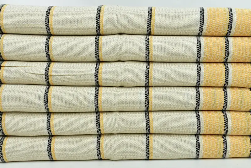 Monogram Kitchen Towel, 40x20 Linen Striped Towel, Kitchen Towel, Personalized Hand Towel, Gift For Him, Bachelor Towel, Personalized Wedding Gift - 2