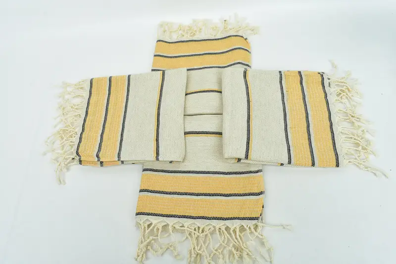 Monogram Kitchen Towel, 40x20 Linen Striped Towel, Kitchen Towel, Personalized Hand Towel, Gift For Him, Bachelor Towel, Personalized Wedding Gift - 6