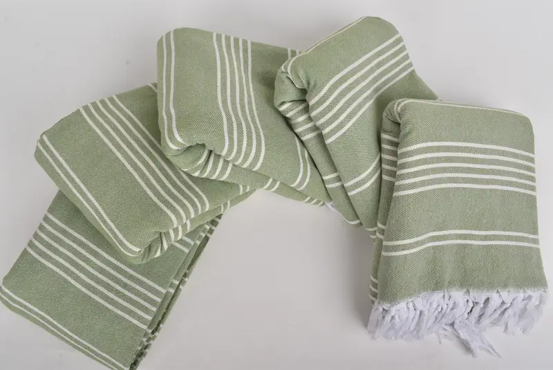 Aesthetic Blanket, Custom Blanket, 96x70 Cotton Striped Towel, Turkish Bedcover, Wedding Gift, Bachelorette Party Favors, Woven Throw Blanket - 3