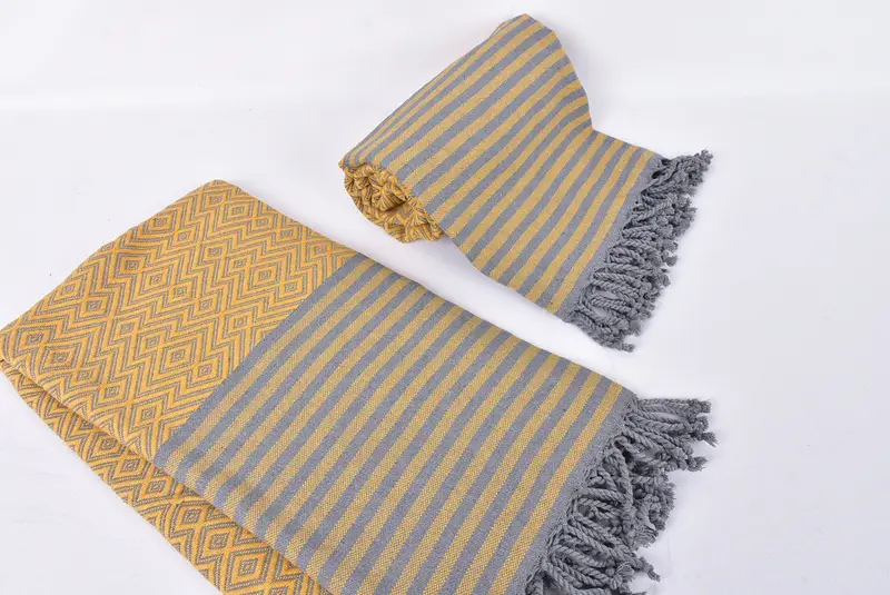 Absorbent towel, Bathroom Towel, Turkish fouta towel for outdoor use, 70x40 Cotton Diamond Towel, Bachelorette Towel, Bridesmaid Gift, Handmade Gift - 7