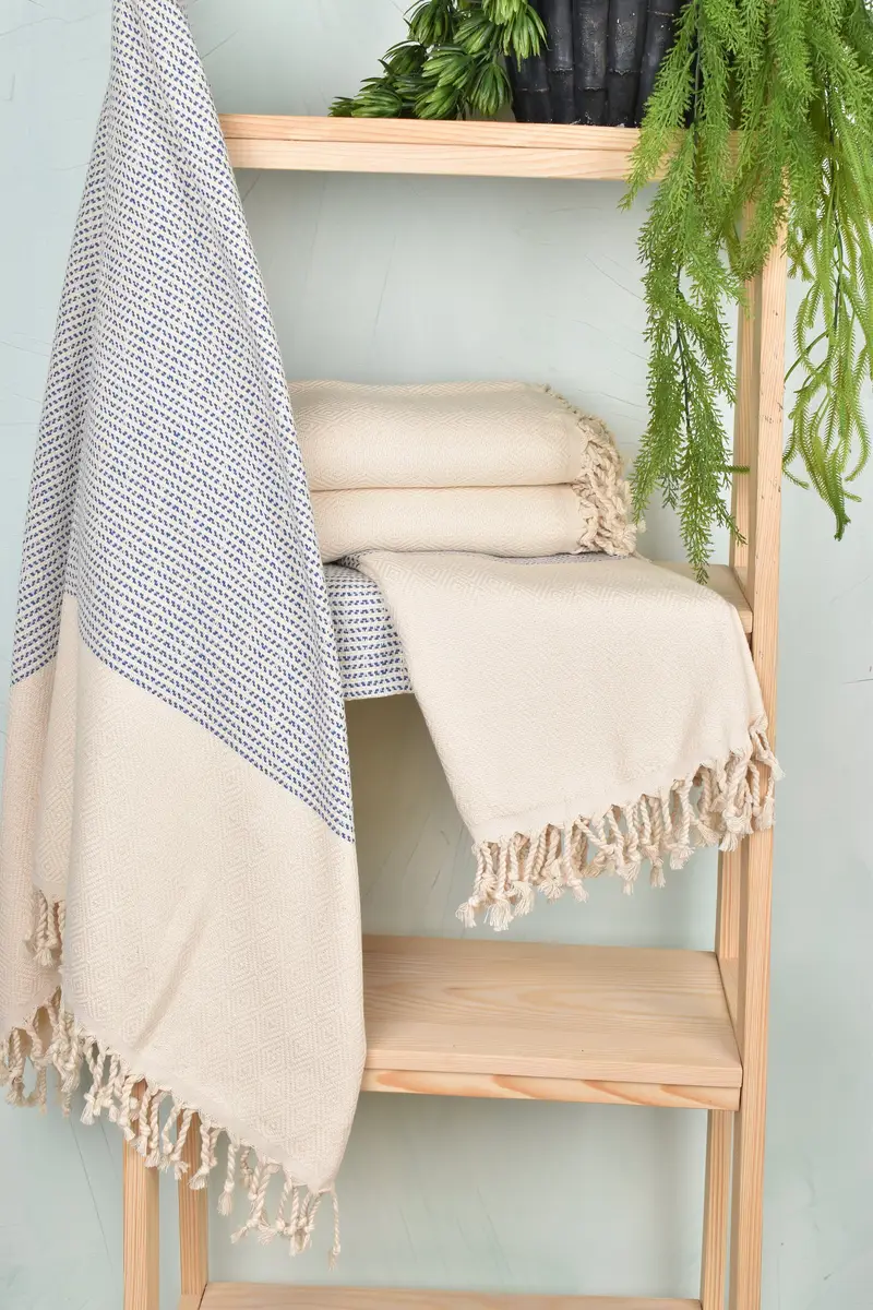 Engagement Gift, Turkish Towel Set, 70x40 Cotton Diamond Towel, Quick-dry peshtemal, Turkish beach towel, Personalized Wedding Gift, Scarf Towel - 6