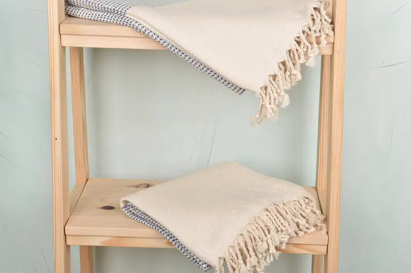 Engagement Gift, Turkish Towel Set, 70x40 Cotton Diamond Towel, Quick-dry peshtemal, Turkish beach towel, Personalized Wedding Gift, Scarf Towel - 5