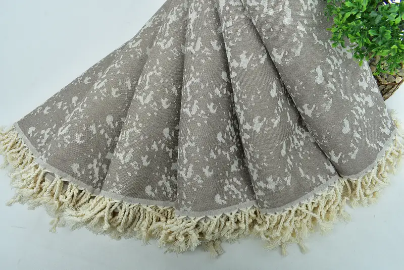 Decorative Towel, Bridal Shower Gift, Bridesmaid Towel, Hammam towel, Beach Towel Gift, Personalize Gift, 70x40 Cotton Carretta Patterned Towel - 5