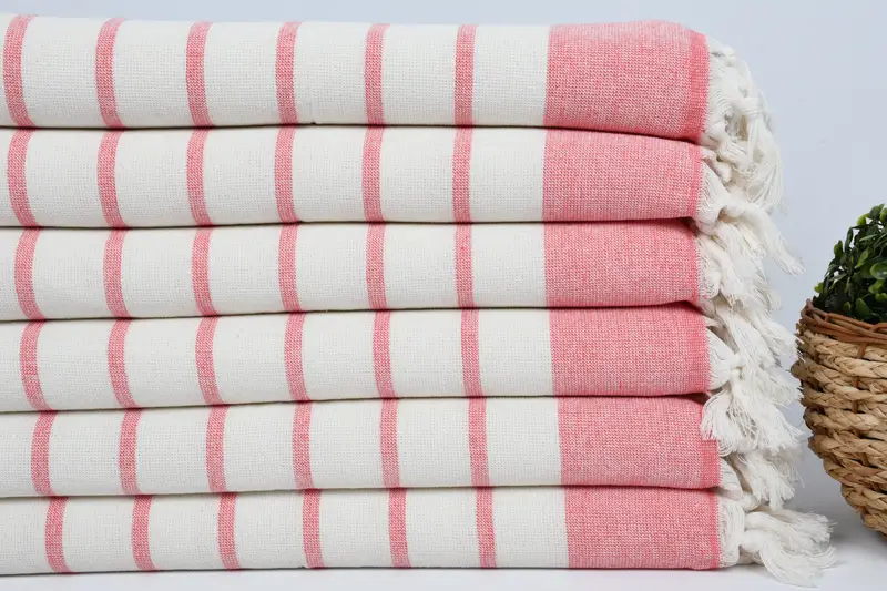 Turkish Towel Hand Towel, Gift For The Home, Bathroom Towels, Halloween Gifts, Gift For Her, Wedding Gift, 36x18 Cotton Striped Towel, Summer Towel - 2