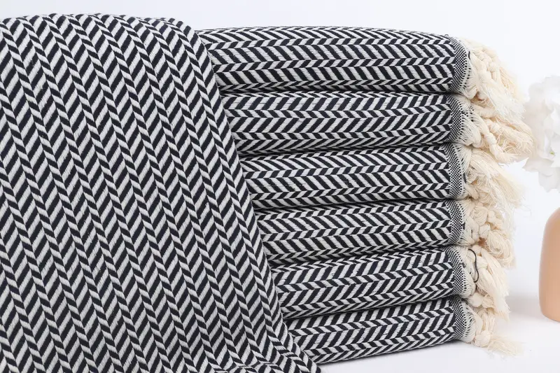 70x40 Cotton Chevron Towel, Turkish Towel Monogram, Gift Towel, Turkish Beach Towel Monogram, Quick-dry towel, Beach Towel Gift, Cotton towel - 1
