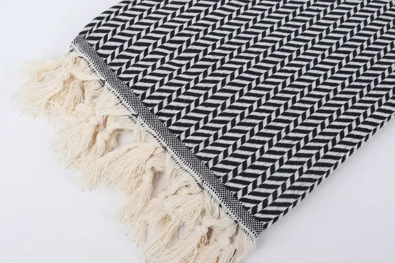 70x40 Cotton Chevron Towel, Turkish Towel Monogram, Gift Towel, Turkish Beach Towel Monogram, Quick-dry towel, Beach Towel Gift, Cotton towel - 7