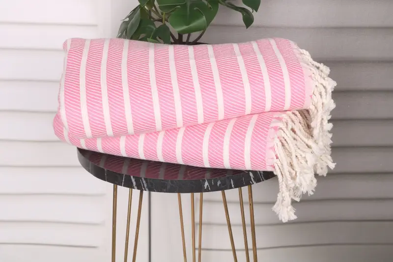 Custom Towel, Personalized Turkish Towel, Gift For Her, 70x40 Cotton Flat Towel, Bridemaids Beach Towel, Turkish Bath Towel USA, Personalize Gift - 3