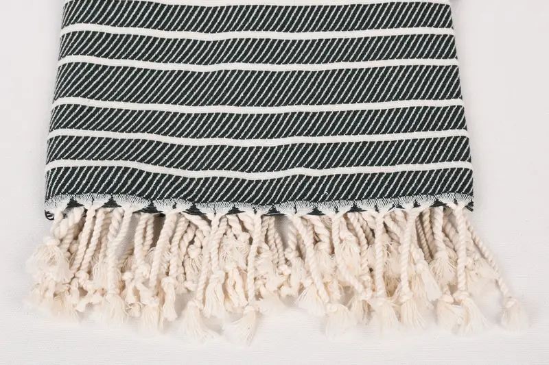 Handmade Gift, Turkish towel bulk order for wedding gifts, 70x40 Bamboo Striped Towel, Bachelorette Party Gift, Gift For Him, Gift Boxes Towel - 3