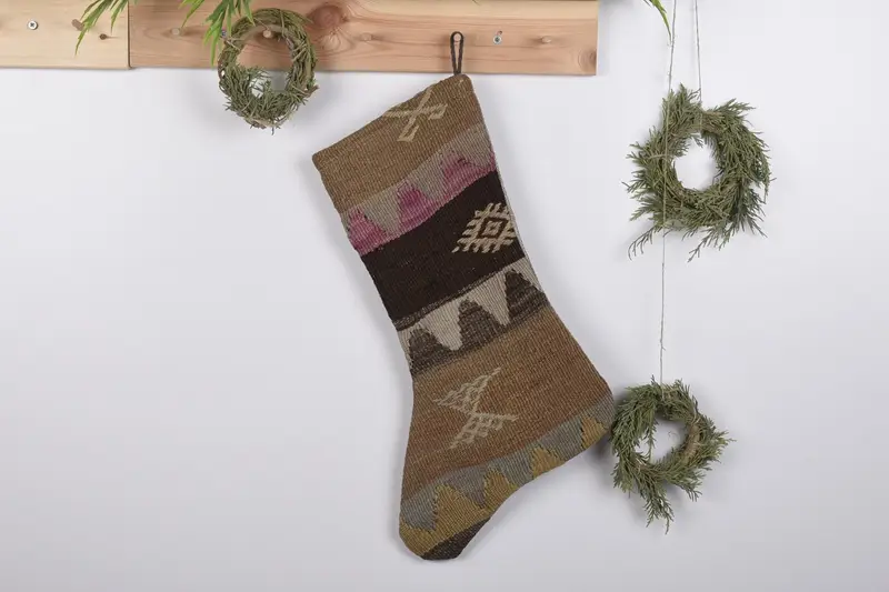 Medias con estampado de adornos navideños de 19 pulgadas, medias festivas para fiestas