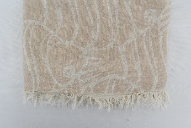 Monogram Turkish Towel, Bachelor Party Favors, Custom Wedding Gifts, Travel towel, Bachelor Towel, 70x36 Cotton Fish Design Towel, Engagement Gift - 5