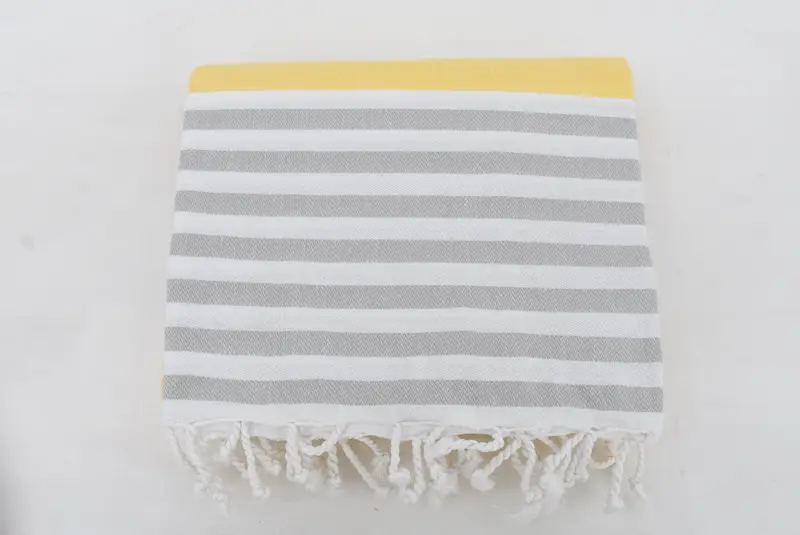 Peshtemal Towel USA, Bridal Shower Favor, Travel towel, Soft and absorbent Turkish towel, Gift For Him, Quick-dry towel, 70x40 Cotton Striped Towel - 6