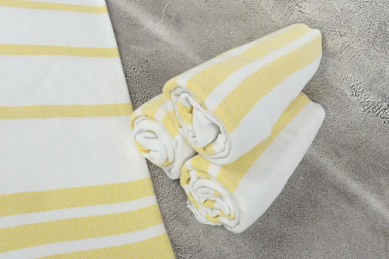 Wedding Gift For Bride, 70x40 Cotton Herringbone Towel, Scarf Towel, Personalized Beach Towel, Custom Wedding Gift, Spa Gift Towel, Sand-free towel - 8