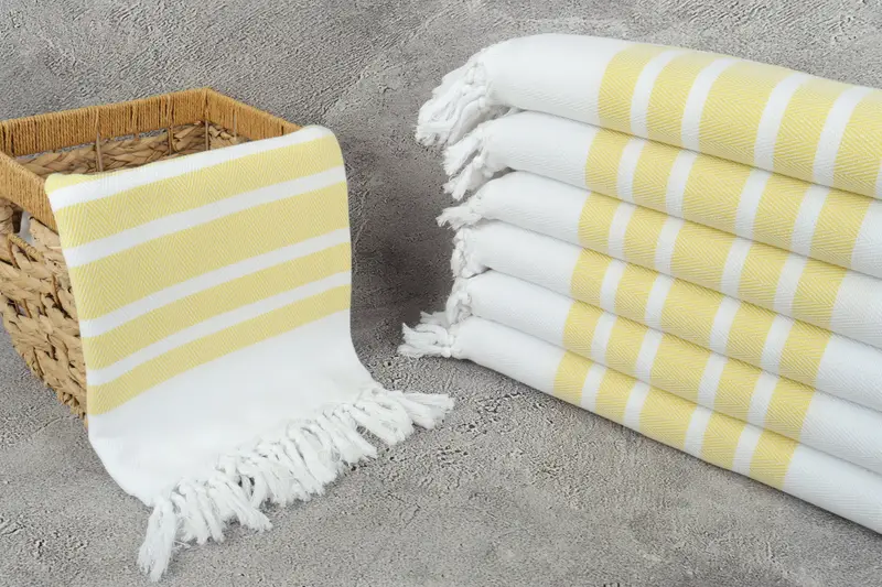 Wedding Gift For Bride, 70x40 Cotton Herringbone Towel, Scarf Towel, Personalized Beach Towel, Custom Wedding Gift, Spa Gift Towel, Sand-free towel - 3